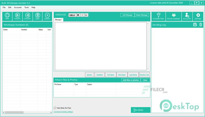 Bulk Whatsapp Sender 5.6.0.1 for Windows