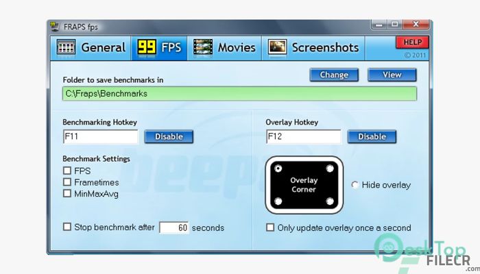 Fraps 3.5.9 build 15586 for Windows