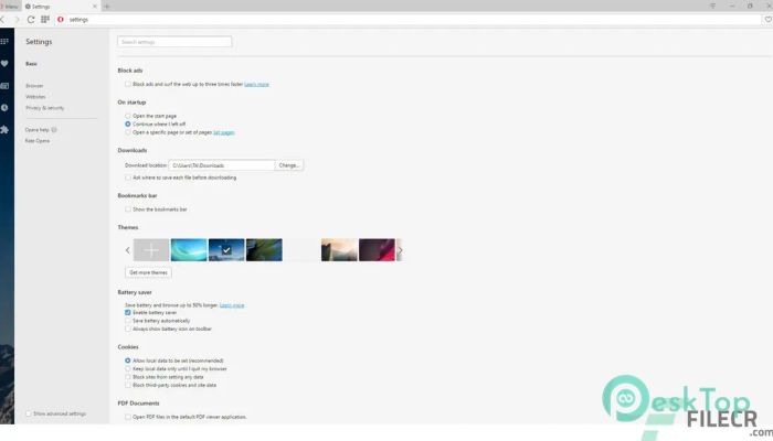 Opera Browser 128.0.5807.37 for Windows