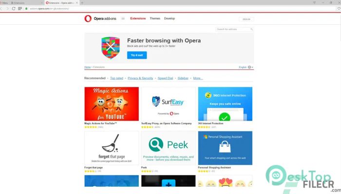 Opera Browser 128.0.5807.37 for Windows