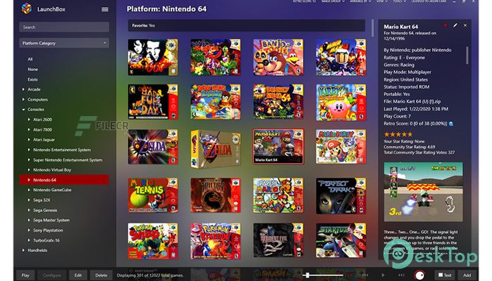 LaunchBox Premium with Big Box 13.6 for Windows
