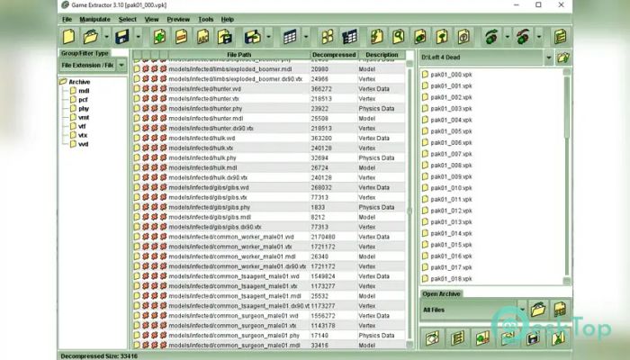 Watto Game Extractor 3.14 for Windows
