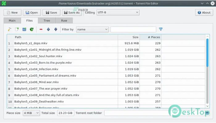 Torrent File Editor 1.0.3 Free Download for Windows