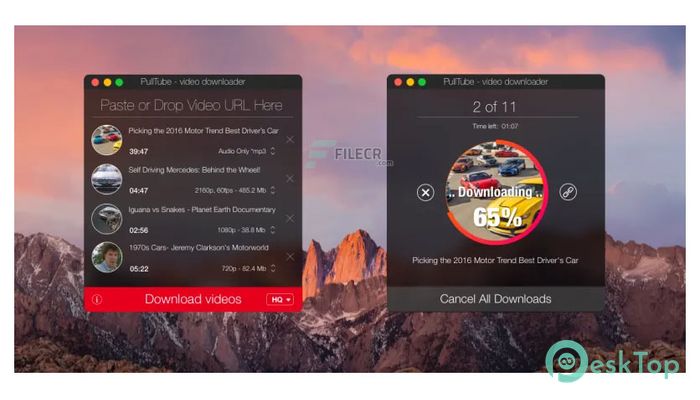 PullTube 1.8.6.13 Free Download for Mac