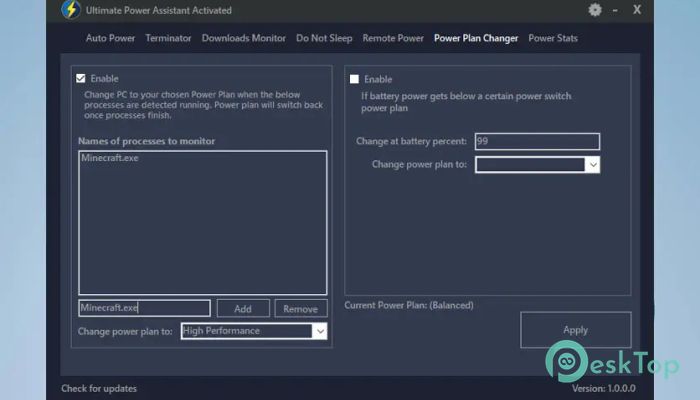 Ultimate Power Assistant 1.1.26 Free Download for Windows