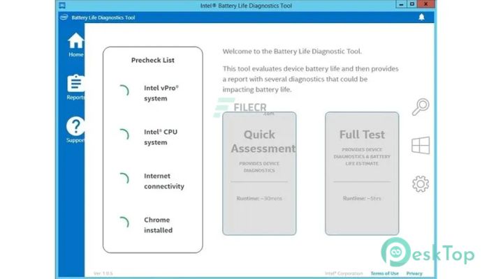 Intel Battery Life Diagnostic Tool 3.0.1 Free Download for Windows