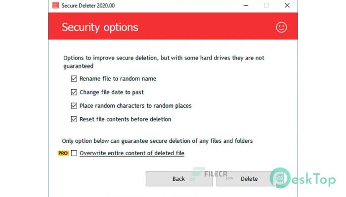 Secure Delete 2026 v220 Free Download for Windows
