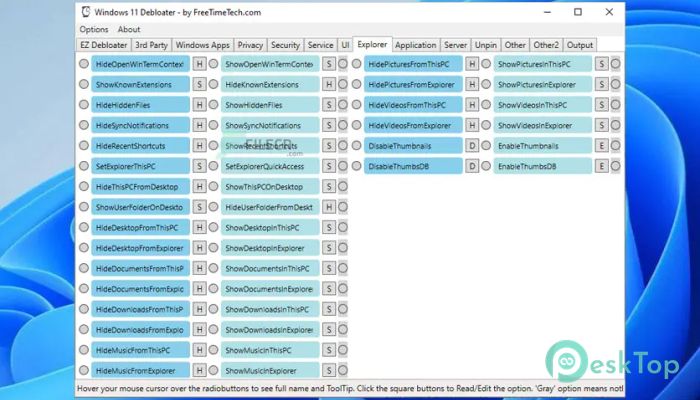 Windows 11 Debloater 2.1.3 Free Download for Windows