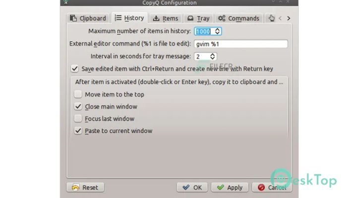 CopyQ 16.0.0 Free Download for Windows