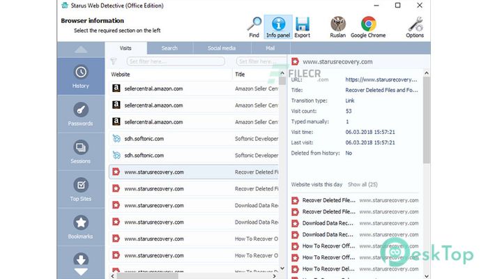 Starus Web Detective 4.2 Free Download for Windows