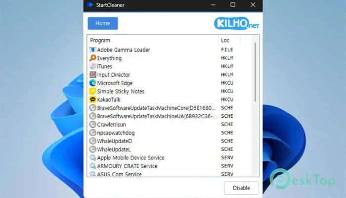 StartCleaner 1.1.0 Free Download for Windows