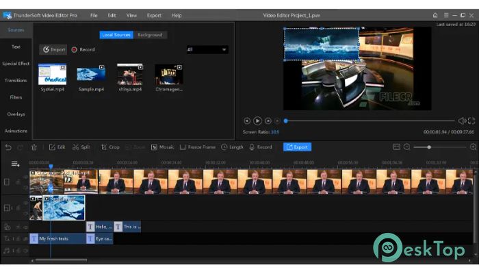 ThunderSoft Video Editor Pro 13.4 Free Download for Windows