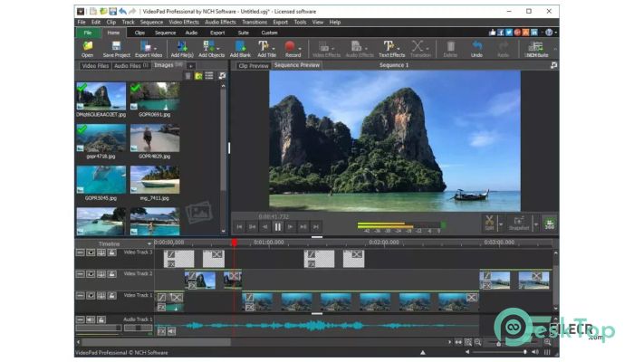 Download NCH VideoPad Pro 18.37 for Windows