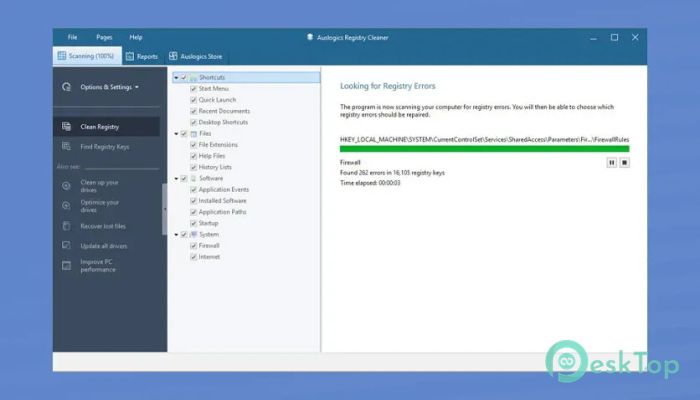 Auslogics Registry Cleaner 11.2.0.6 Free Download for Windows