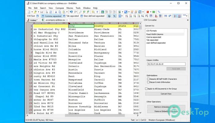 EmEditor 26.2.0 Free Download for Windows