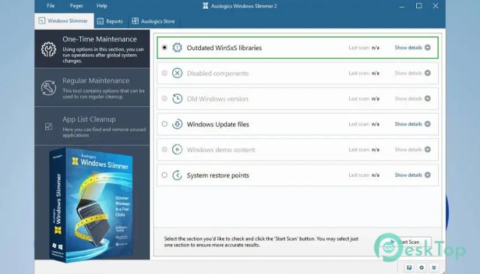 Auslogics Windows Slimmer Professional 5.2.0.6 Free Download for Windows
