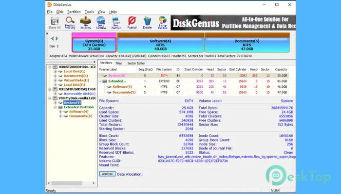 DiskGenius Free 6.2.0.1829 Free Download for Windows