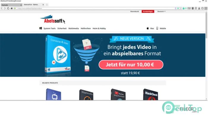 Abelssoft BankingBrowser 2026 v8.03.73128 Free Download for Windows