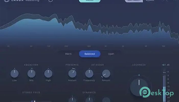 LANDR Mastering Plugin PRO 1.1.54 Free Download for Windows
