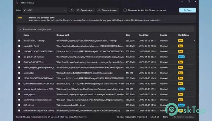 BitBroom Rescue 1.0.3 Free Download for Windows