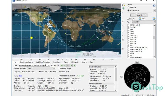 PreviSat 7.3.0.5 Free Download for Windows