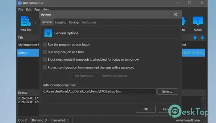 Download TkoSoft Backup 1.0 Free Download for Windows