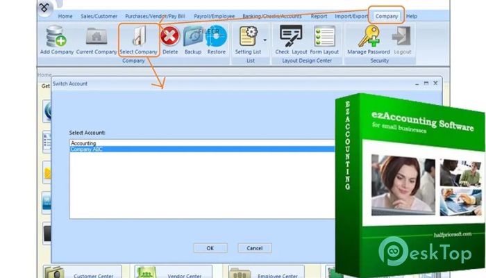 Download HalfpriceSoft ezAccounting 3.16.14 for Windows