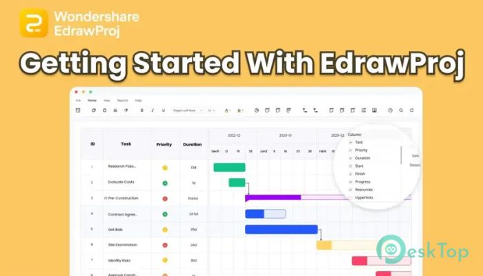 Download Wondershare EdrawProj 1.0 Free Download for Windows