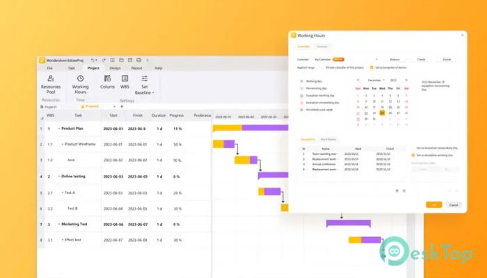 Download Wondershare EdrawProj 1.0 Free Download for Windows