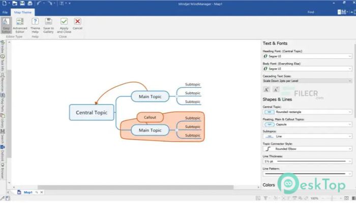 Download Mindjet MindManager 25.2.160 Free Download for Windows